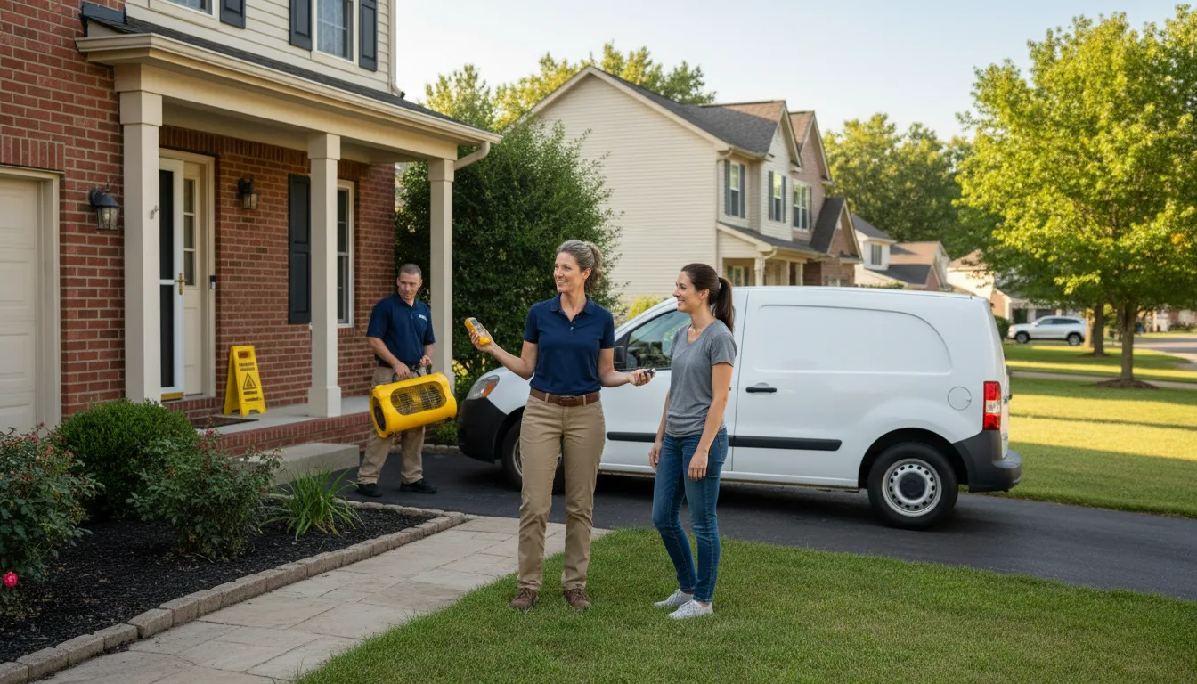 Water restoration image for Dehumidification And Cleanup Services in Parsonsfield, ME